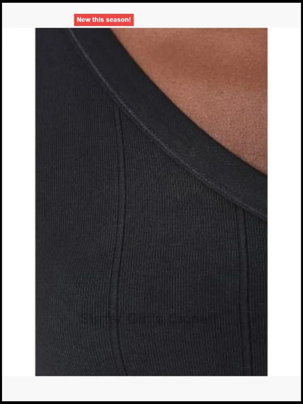 Seamless Modal Asymmetrical Cami Tank Top